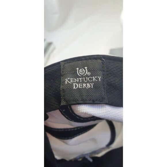 Kentucky Derby Forward Baseball Cap Hat One Size White Strapback Adjustable - Picture 5 of 6